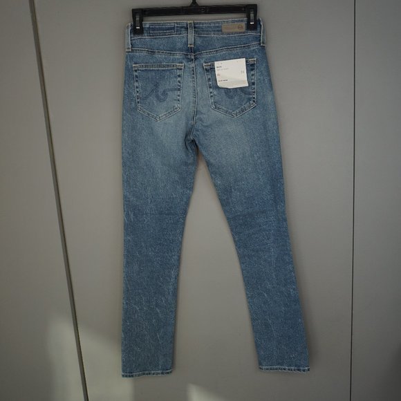 New AG Mari High Rise Slim Straight Leg Jeans in 18 Years Pride size 23 - Picture 4 of 16